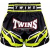 TWINS Special Muay Thai trenky TWINS, Racing čierna, zelená Veľkosť: S TWINS Special Muay Thai trenky TWINS, Racing čierna, zelená Veľkosť: S