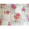 PVC obrus okrúhly - priemer 140cm veľké KVETY na ornamente PVC obrus okrúhly - priemer 140cm veľké KVETY na ornamente