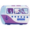 Curaprox Kids Travel fialový 1 zubná kefka + 2 medzizubné kefky + 10 ml zubná pasta melón + 1 nálepka darčeková sada Curaprox Kids Travel fialový 1 zubná kefka + 2 medzizubné kefky + 10 ml zubná pasta melón + 1 nálepka darčeková sada