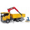Bruder 03551 Scania Super 560R žltý nákladný automobil s žeriavom Bruder 03551 Scania Super 560R žltý nákladný automobil s žeriavom