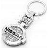 Prívesok na kľúče NISSAN s chrómovanými zirkónmi