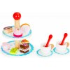 Eco Toys čajová súprava so stojanom na dezert biela/mätová Eco Toys čajová súprava so stojanom na dezert biela/mätová