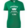 Zelené dámske tričko Legendy sa rodia v júni - darček k narodeninám pre ženu M Zelené dámske tričko Legendy sa rodia v júni - darček k narodeninám pre ženu M