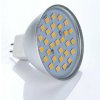 LED žiarovka 27 x SMD 2835 MR16 4,5W teplá biela LED žiarovka 27 x SMD 2835 MR16 4,5W teplá biela
