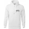 Obrázok kolesa na prsníku horský bicykel - Mikina pánska Cape s kapucňou - 3XL ( Biela ) Obrázok kolesa na prsníku horský bicykel - Mikina pánska Cape s kapucňou - 3XL ( Biela )