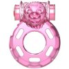 Baile - Vibračný krúžok na penis Bear Pink