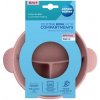 Canpol Silikonová miska se 3 přihrádkami a přísavkou Dots růžová 360 ml Canpol Silikonová miska se 3 přihrádkami a přísavkou Dots růžová 360 ml