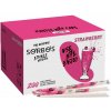 Sorbos Jedlé ovocné slamky jahoda 200 ks