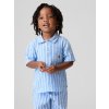 GAP Baby mušelínová polo košeľa Modrá 12-18M GAP Baby mušelínová polo košeľa Modrá 12-18M