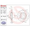 Brzdový kotúč BREMBO 09.9145.1X Brzdový kotúč BREMBO 09.9145.1X