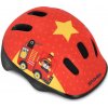 Spokey FUN RESCUE Dětská cyklistická přilba, červená, 52-56 cm