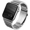 Uniq Strova Apple Watch článkový oceľový remienok 42/44/45/Ultra 49mm - Sterling strieborný UNIQ-44MM-STRVSIL