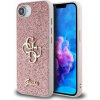 Guess PU Fixed Glitter 4G Metal Logo Zadní Kryt pre iPhone 16e/17e Pink Guess PU Fixed Glitter 4G Metal Logo Zadní Kryt pre iPhone 16e/17e Pink