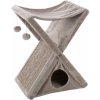 Flamingo Greta Škrabací nábytek pro kočky šedá 34,5x60,5x53,5cm Flamingo Greta Škrabací nábytek pro kočky šedá 34,5x60,5x53,5cm