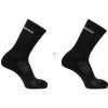Salomon EVASION CREW SOCKS 2 PAIRS čierne
