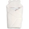 Baránková zavinovačka s kapucňou bavlna/baránok, Teddy Boucle- Medvedík smotana Baránková zavinovačka s kapucňou bavlna/baránok, Teddy Boucle- Medvedík smotana