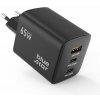 Cestovná nabíjačka BLUE STAR GaN 4A 65W 2 x USB-C + USB-A (PD QC4.0 VT-43), čierna farba Cestovná nabíjačka BLUE STAR GaN 4A 65W 2 x USB-C + USB-A (PD QC4.0 VT-43), čierna farba
