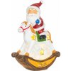 Strend Pro Dekorácia MagicHome Vianoce, Santa na koni, LED, polyresin, 12x5,5x18 cm Strend Pro Dekorácia MagicHome Vianoce, Santa na koni, LED, polyresin, 12x5,5x18 cm