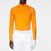 Pánske tričko J.Lindeberg Aello Soft Compression Persimmon Orange L Pánske tričko J.Lindeberg Aello Soft Compression Persimmon Orange L