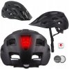 CYKLISTICKÁ PRILBA HB3-2, M 55-58cm ČIERNA MATNÁ + LED SVETLO 3 REŽIMY CYKLISTICKÁ PRILBA HB3-2, M 55-58cm ČIERNA MATNÁ + LED SVETLO 3 REŽIMY