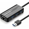 Ugreen USB HUB 1x RJ-45 + 3x USB-A 3.0 (20265) Ugreen USB HUB 1x RJ-45 + 3x USB-A 3.0 (20265)