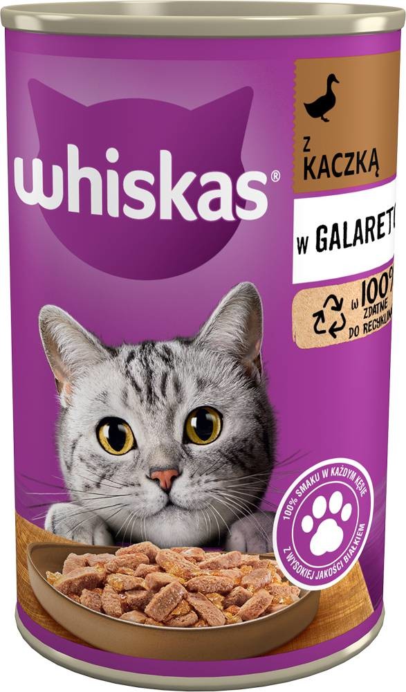 WHISKAS kačica v želé 400 g