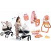 Set kočík trojkombinácia s kolískou Puschair Sandy Maxi Cosi&Quinny Smoby a jedálenská stolička s vaničkou a spacím vakom Set kočík trojkombinácia s kolískou Puschair Sandy Maxi Cosi&Quinny Smoby a jedálenská stolička s vaničkou a spacím vakom