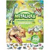 Jiri Models metalická samolepková knižka dinosaury