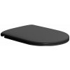 GSI KUBE X COLOR WC sedátko, Soft Close, Quick Release, čierna mat/chórm MS992C26 GSI KUBE X COLOR WC sedátko, Soft Close, Quick Release, čierna mat/chórm MS992C26