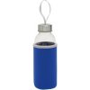 Kaskada sklenená fľaša na pitie s neoprénovým obalom, 450 ml, kráľovská modrá Kaskada sklenená fľaša na pitie s neoprénovým obalom, 450 ml, kráľovská modrá