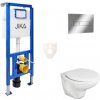 Cenovo zvýhodnený závesný WC set Jika do ľahkých stien / predstenová montáž + WC Fayans Neo SIKOJSJ2 Cenovo zvýhodnený závesný WC set Jika do ľahkých stien / predstenová montáž + WC Fayans Neo SIKOJSJ2