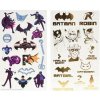 Batman sada tetovanie 2 listy Batman sada tetovanie 2 listy