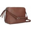 Mondo Italia Kožená kabelka na rameno 517 hnedá Made in Italy Hnedá Mondo Italia Kožená kabelka na rameno 517 hnedá Made in Italy Hnedá