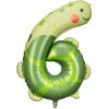 PartyDeco Balónik fóliový číslo 6 Korytnačka 75 x 96 cm (Narodeninový fóliový balón číslo šesť s motívom korytnačky, vhodný na plnenie vzduchom aj héliom.) PartyDeco Balónik fóliový číslo 6 Korytnačka 75 x 96 cm (Narodeninový fóliový balón číslo šesť s motívom korytnačky, vhodný na plnenie vzduchom aj héliom.)