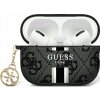 Guess Guess GUA2P4RPSK kryt na AirPods 1/2 černý/černý přívěsek s potiskem 4G Guess Guess GUA2P4RPSK kryt na AirPods 1/2 černý/černý přívěsek s potiskem 4G