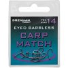 Drennan háčiky bez protihrotu Eyed Carp Match Barbless veľ. 18 Drennan háčiky bez protihrotu Eyed Carp Match Barbless veľ. 18