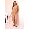 Fashionweek Dámsky komplet blúzky a nohavíc zo vzdušnej a jemnej viskózy K5920 Farba: Camel, Veľkosť: Universal Fashionweek Dámsky komplet blúzky a nohavíc zo vzdušnej a jemnej viskózy K5920 Farba: Camel, Veľkosť: Universal