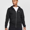 Nike Club Mens Full-Zip Fleece Hoodie | 0197863217499 | Čierna | XS Nike Club Mens Full-Zip Fleece Hoodie | 0197863217499 | Čierna | XS