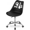 Bestent Kancelárska stolička čierna PAW Basic Bestent Kancelárska stolička čierna PAW Basic