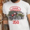 Tričko s potlačou JAWA 350 Pánsky Biela 3XL Tričko s potlačou JAWA 350 Pánsky Biela 3XL