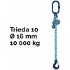 Jedno záves reťazový, oko-hák, skracovač, nosnosť 10 000 kg, G10-16, Certifikát 10 000 kg 7 m Modrá Jedno záves reťazový, oko-hák, skracovač, nosnosť 10 000 kg, G10-16, Certifikát 10 000 kg 7 m Modrá