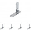 Walteco Spojovací uholník 45x60x16mm, pravý, pozinkovaný Množstvo: 5 ks , 468BP1 Walteco Spojovací uholník 45x60x16mm, pravý, pozinkovaný Množstvo: 5 ks , 468BP1
