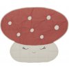 OYOY Prešívaná hracia deka Mushroom Red 120 x 98 cm OYOY Prešívaná hracia deka Mushroom Red 120 x 98 cm