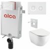 Alcadrain Set modul na stenu, WC Urban City, sedadlo s tlačidlom, biela mat M1976 KAE018 1 set Alcadrain Set modul na stenu, WC Urban City, sedadlo s tlačidlom, biela mat M1976 KAE018 1 set