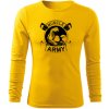 Dragowa Fit-T tričko s dlhým rukávom muscle army Original žlté