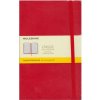 Moleskine Zápisník tvrdé dosky A5 štvorčekový červený Moleskine Zápisník tvrdé dosky A5 štvorčekový červený