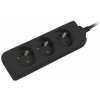 Lanberg prodlužovací 3 zásuvky 3m černé PS0-03E-0300-BK Lanberg prodlužovací 3 zásuvky 3m černé PS0-03E-0300-BK