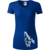 Kôň bežiaci - Dámske tričko z organickej bavlny Origin (GOTS) - XL ( Kráľovská modrá ) Kôň bežiaci - Dámske tričko z organickej bavlny Origin (GOTS) - XL ( Kráľovská modrá )
