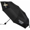 Manuálny skladací dáždnik Real Madrid čierny