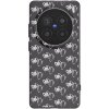 Picasee silikónový čierny obal pre Vivo X200 Pro - Separ - White On Black Picasee silikónový čierny obal pre Vivo X200 Pro - Separ - White On Black
